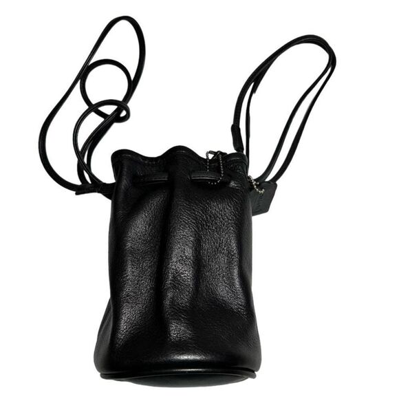 Coach Littleton Bucket Bag Mini Drawstring Black Vintage 4144 - Picture 1 of 14